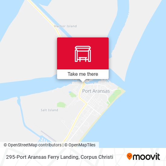 295-Port Aransas Ferry Landing map