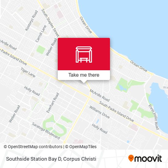 Mapa de Southside Station Bay D