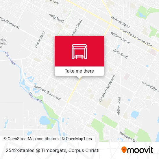 2542-Staples @ Timbergate map