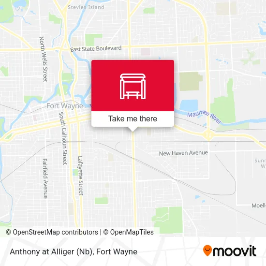 Mapa de Anthony at Alliger (Nb)