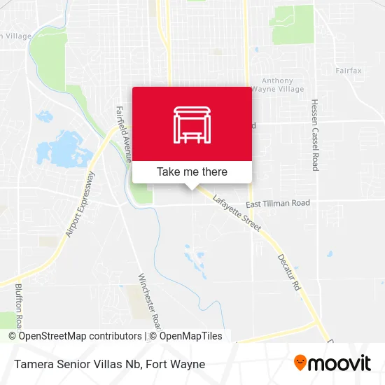 Mapa de Tamera Senior Villas Nb
