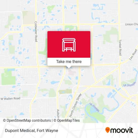 Dupont Medical map