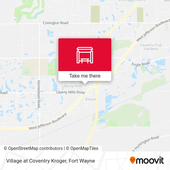 Mapa de Village at Coventry Kroger