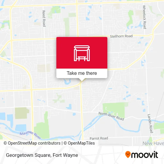 Mapa de Georgetown Square