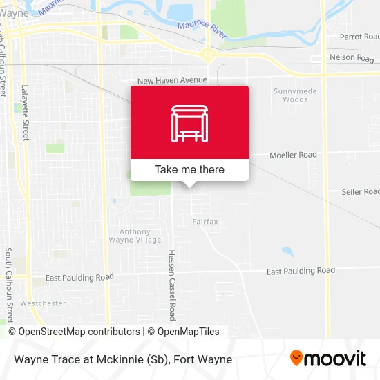 Mapa de Wayne Trace at Mckinnie (Sb)