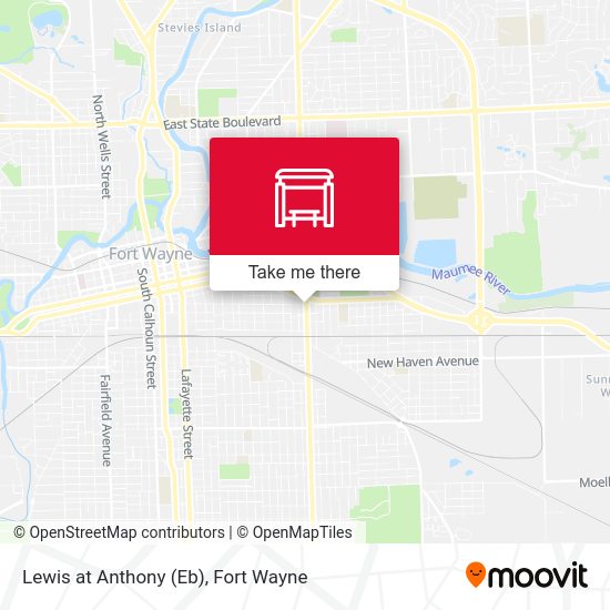 Lewis at Anthony (Eb) map
