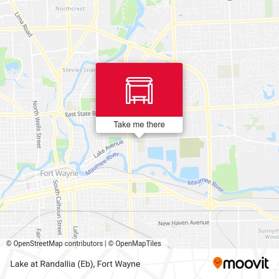 Lake at Randallia (Eb) map
