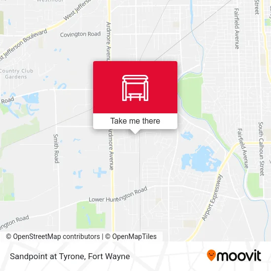 Mapa de Sandpoint at Tyrone