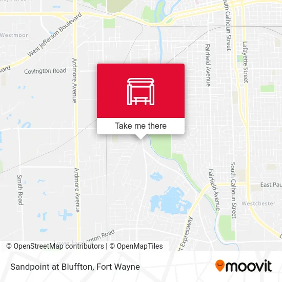 Mapa de Sandpoint at Bluffton