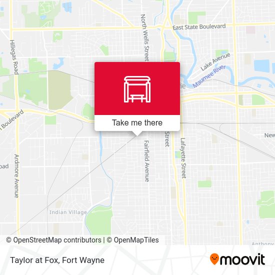 Taylor at Fox map