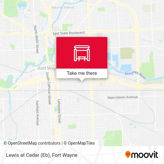 Mapa de Lewis at Cedar (Eb)