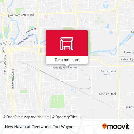 New Haven at Fleetwood map