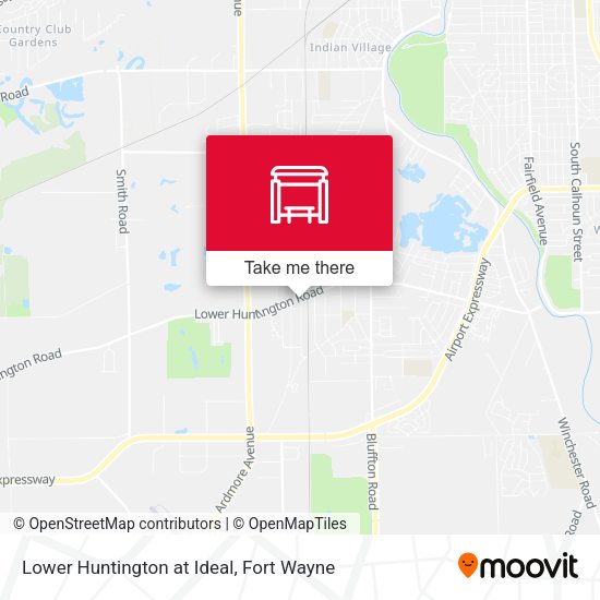 Lower Huntington at Ideal map