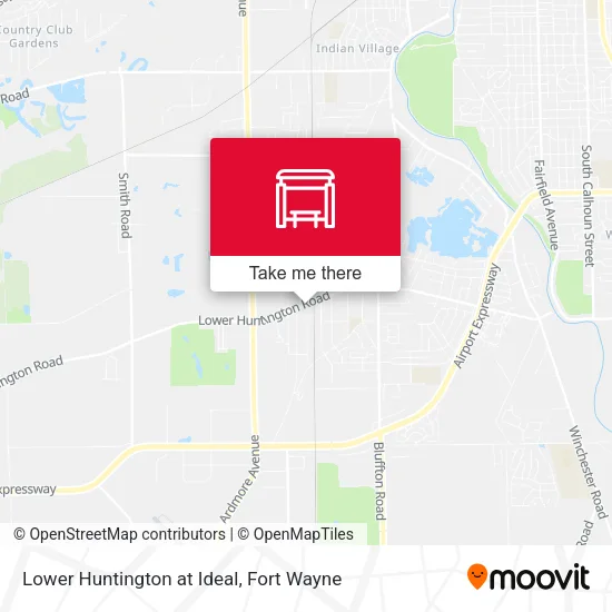 Mapa de Lower Huntington at Ideal