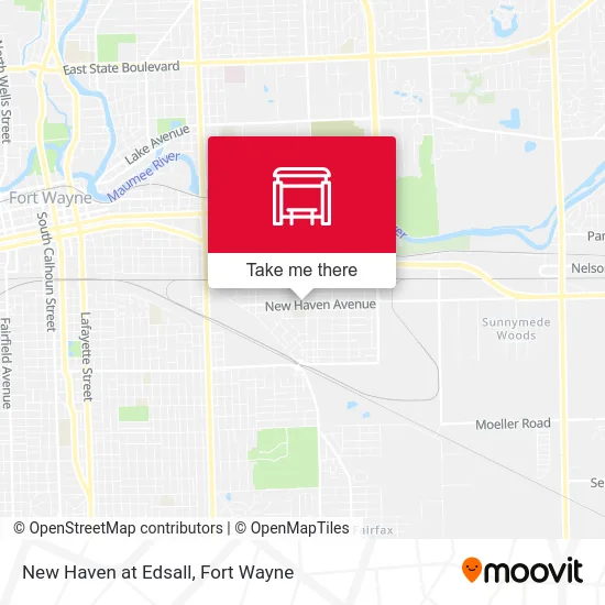 Mapa de New Haven at Edsall