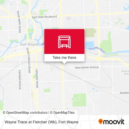 Mapa de Wayne Trace at Fletcher (Wb)