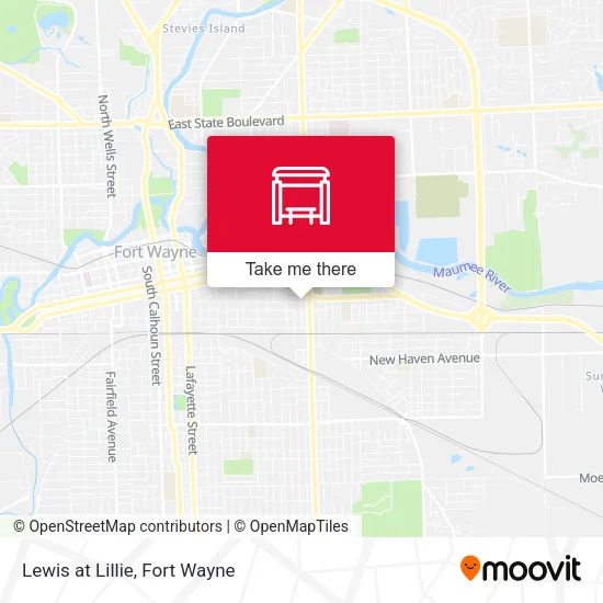 Mapa de Lewis at Lillie