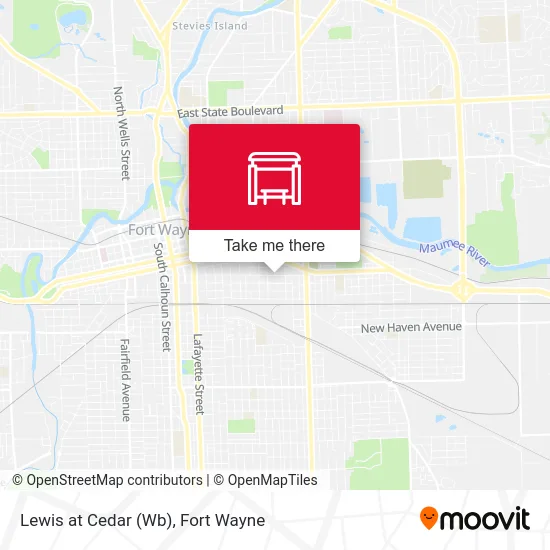 Mapa de Lewis at Cedar (Wb)