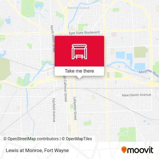 Lewis at Monroe map
