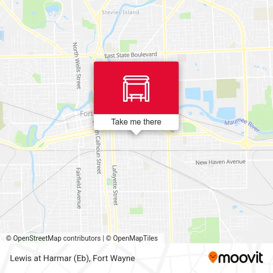 Mapa de Lewis at Harmar (Eb)