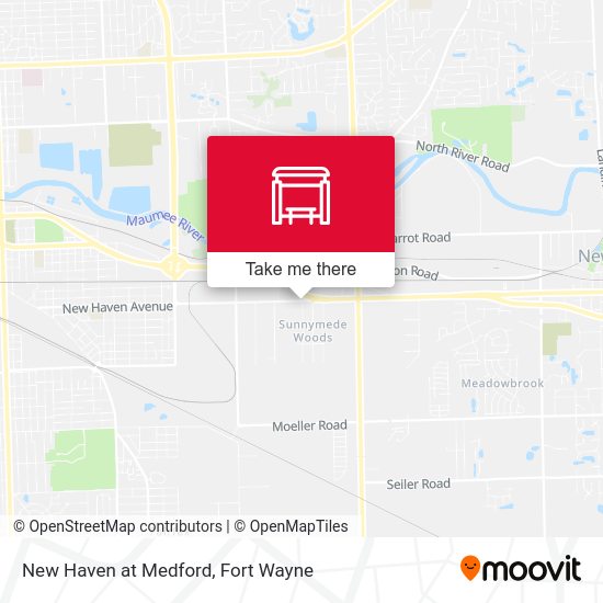 Mapa de New Haven at Medford