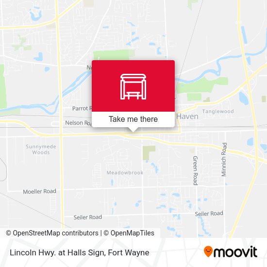 Mapa de Lincoln Hwy. at Halls Sign