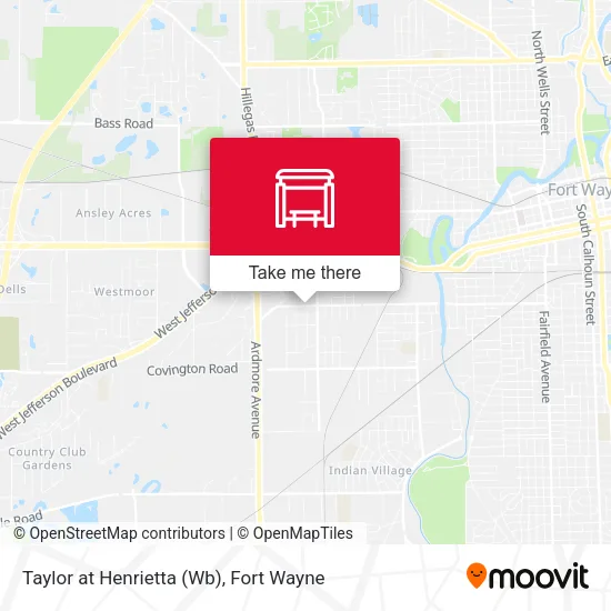 Mapa de Taylor at Henrietta (Wb)