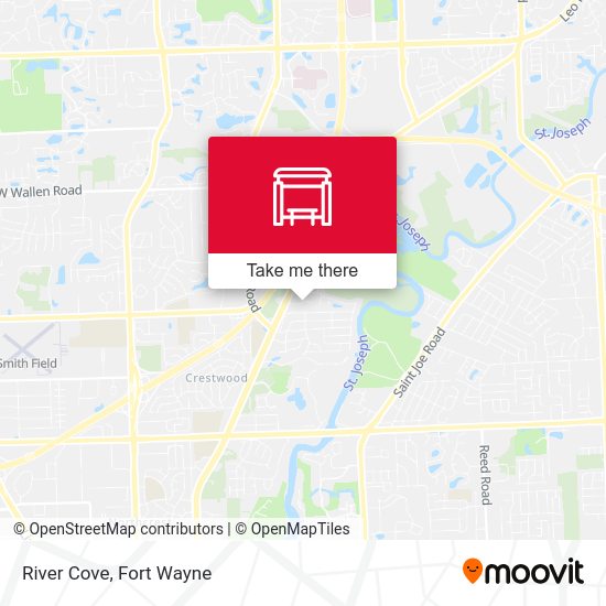 River Cove map