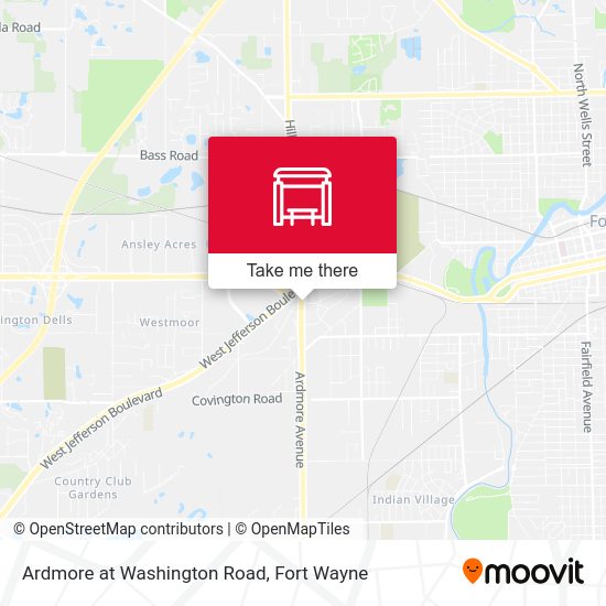 Mapa de Ardmore at Washington Road