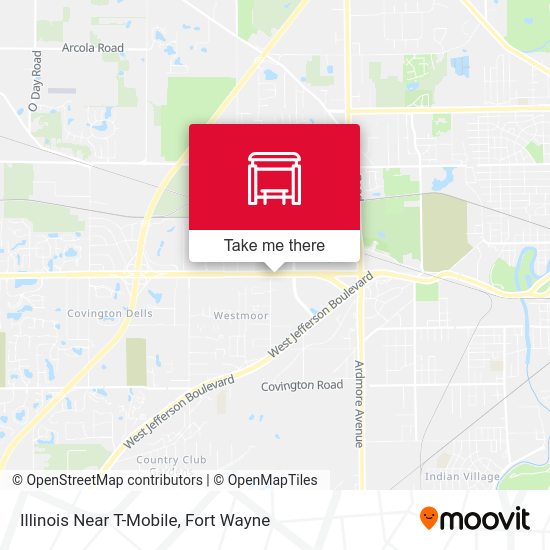 Mapa de Illinois Near T-Mobile