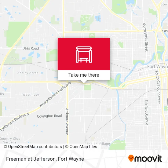 Mapa de Freeman at Jefferson