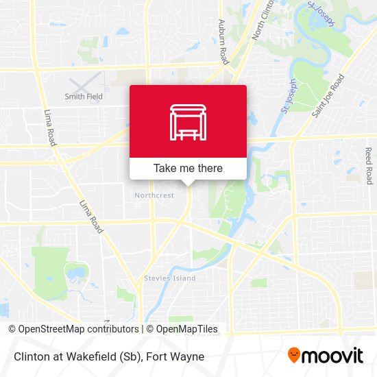 Clinton at Wakefield (Sb) map