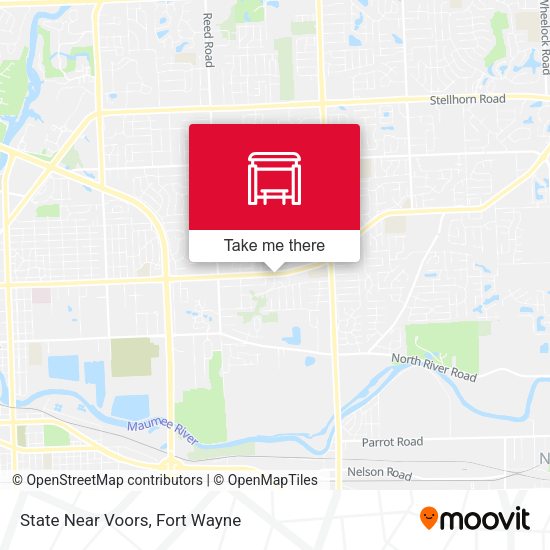 State Near Voors map