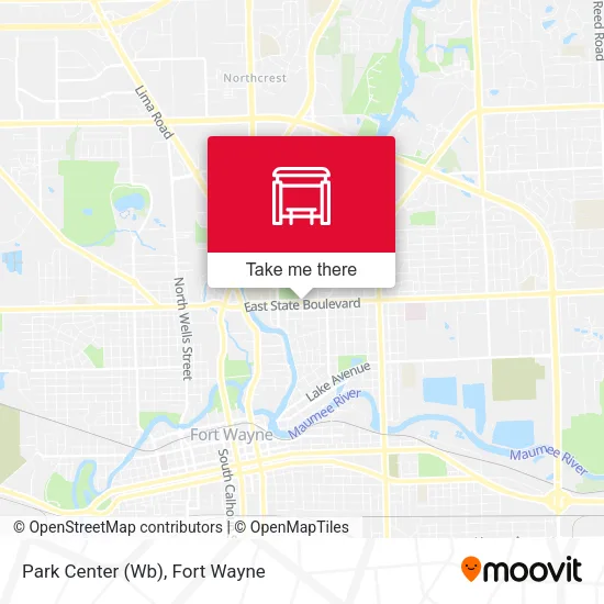 Mapa de Park Center (Wb)