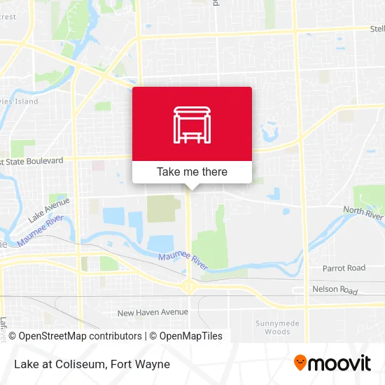 Mapa de Lake at Coliseum