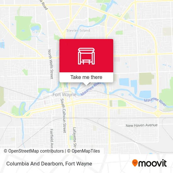 Mapa de Columbia And Dearborn