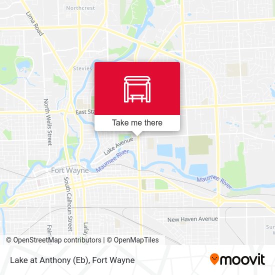 Mapa de Lake at Anthony (Eb)