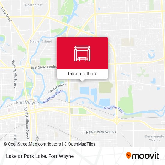 Mapa de Lake at Park Lake