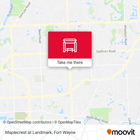 Maplecrest at Landmark map