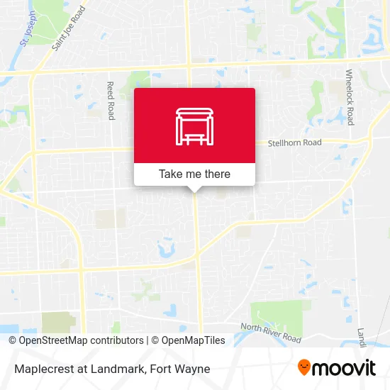 Mapa de Maplecrest at Landmark