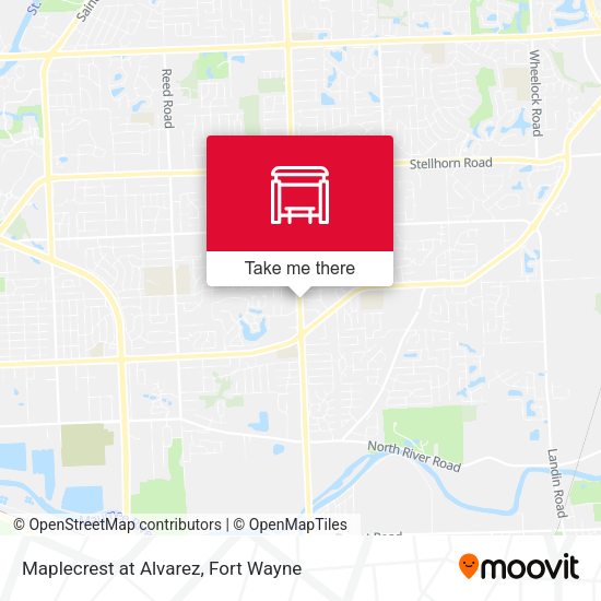 Maplecrest at Alvarez map
