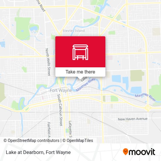Mapa de Lake at Dearborn