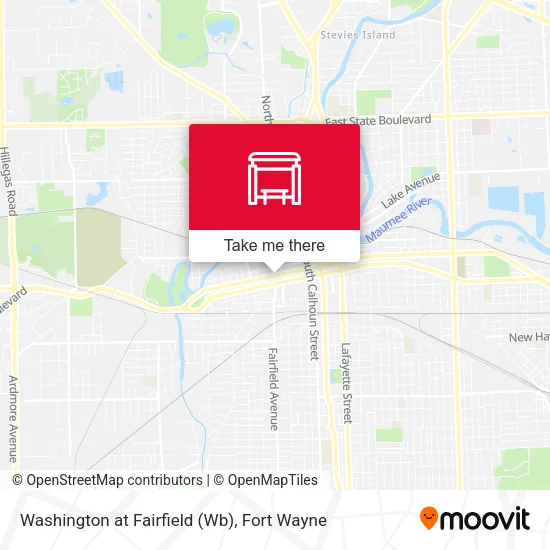Mapa de Washington at Fairfield (Wb)
