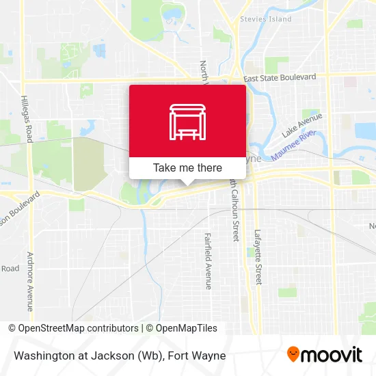 Mapa de Washington at Jackson (Wb)