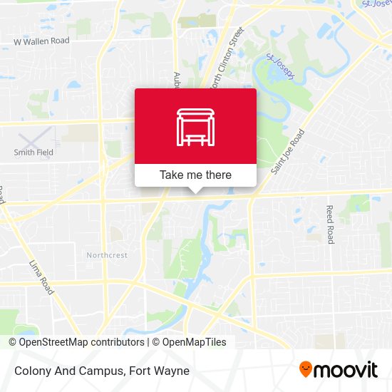 Colony And Campus map