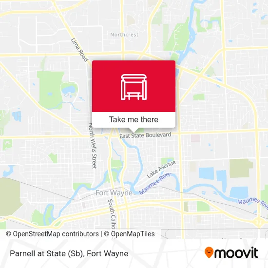 Mapa de Parnell at State (Sb)