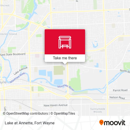 Mapa de Lake at Annette