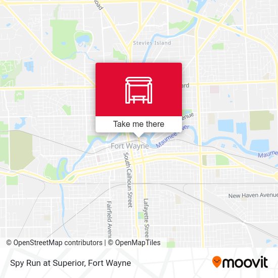 Spy Run at Superior map