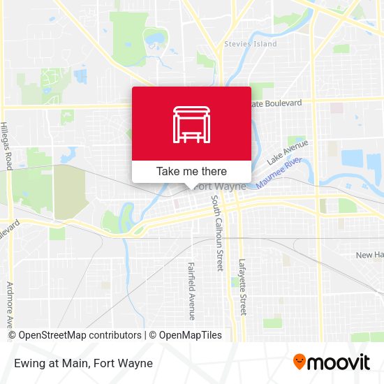 Ewing at Main map