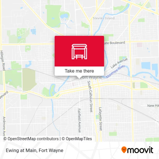 Mapa de Ewing at Main